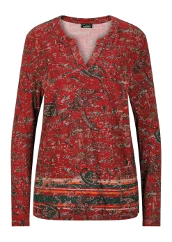 Langarmshirt mit Paisleymuster