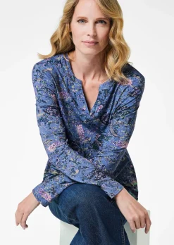 Langarmshirt mit Paisleymuster