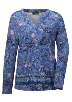 Langarmshirt mit Paisleymuster