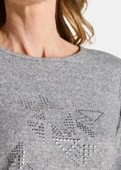 Langarmshirt mit U-Boot-Ausschnitt