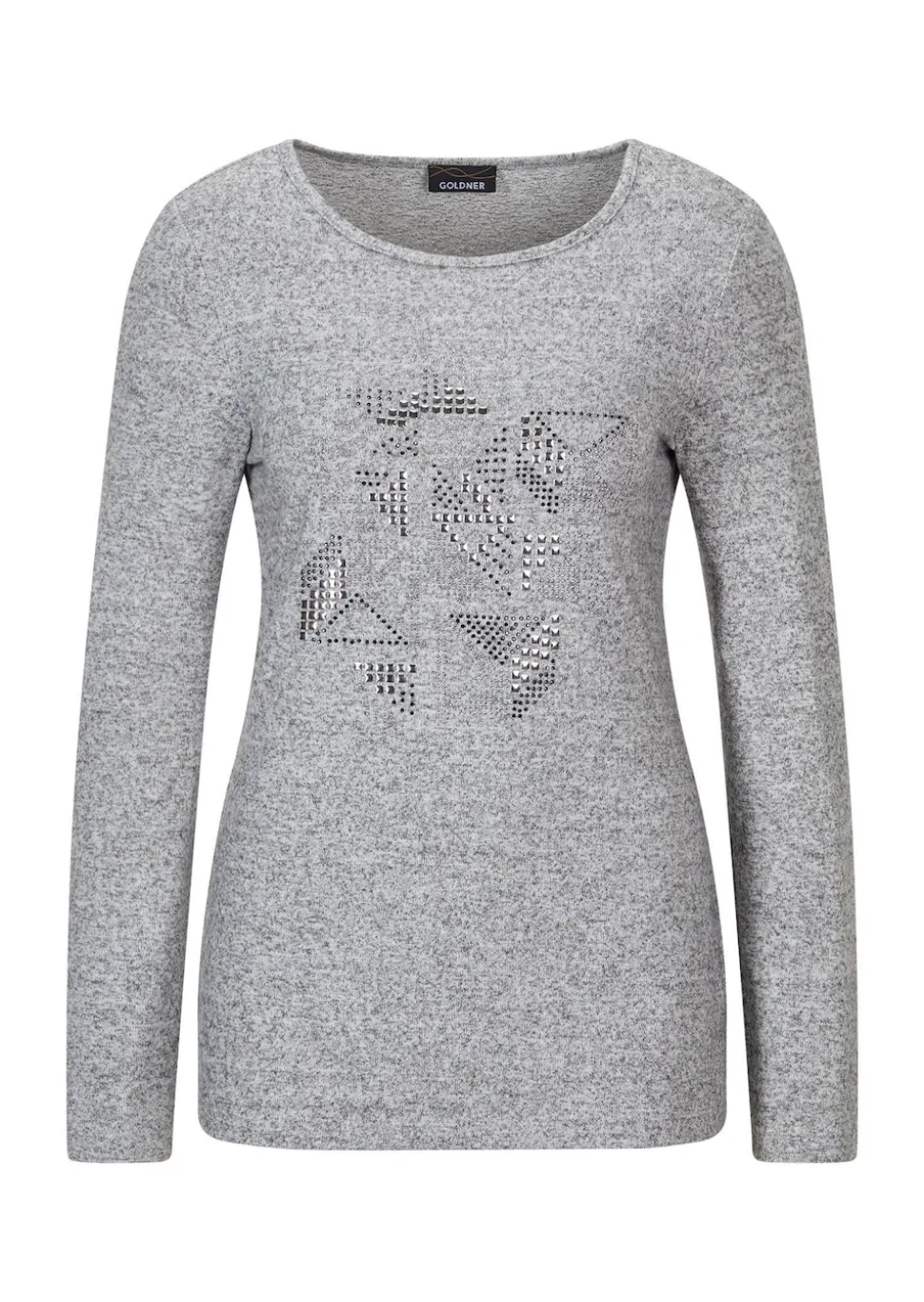 Langarmshirt mit U-Boot-Ausschnitt
