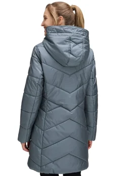 Lange Outdoorjacke mit 2-Wege-Reißverschluss