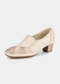 Leder-Pumps mit Wechselfußbett