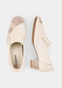 Leder-Pumps mit Wechselfußbett
