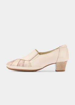 Leder-Pumps mit Wechselfußbett