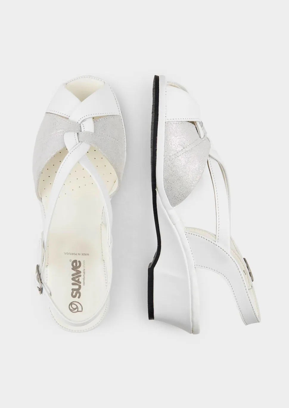 Leder-Sandalen mit Fersenriemchen