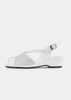 Leder-Sandalen mit Fersenriemchen
