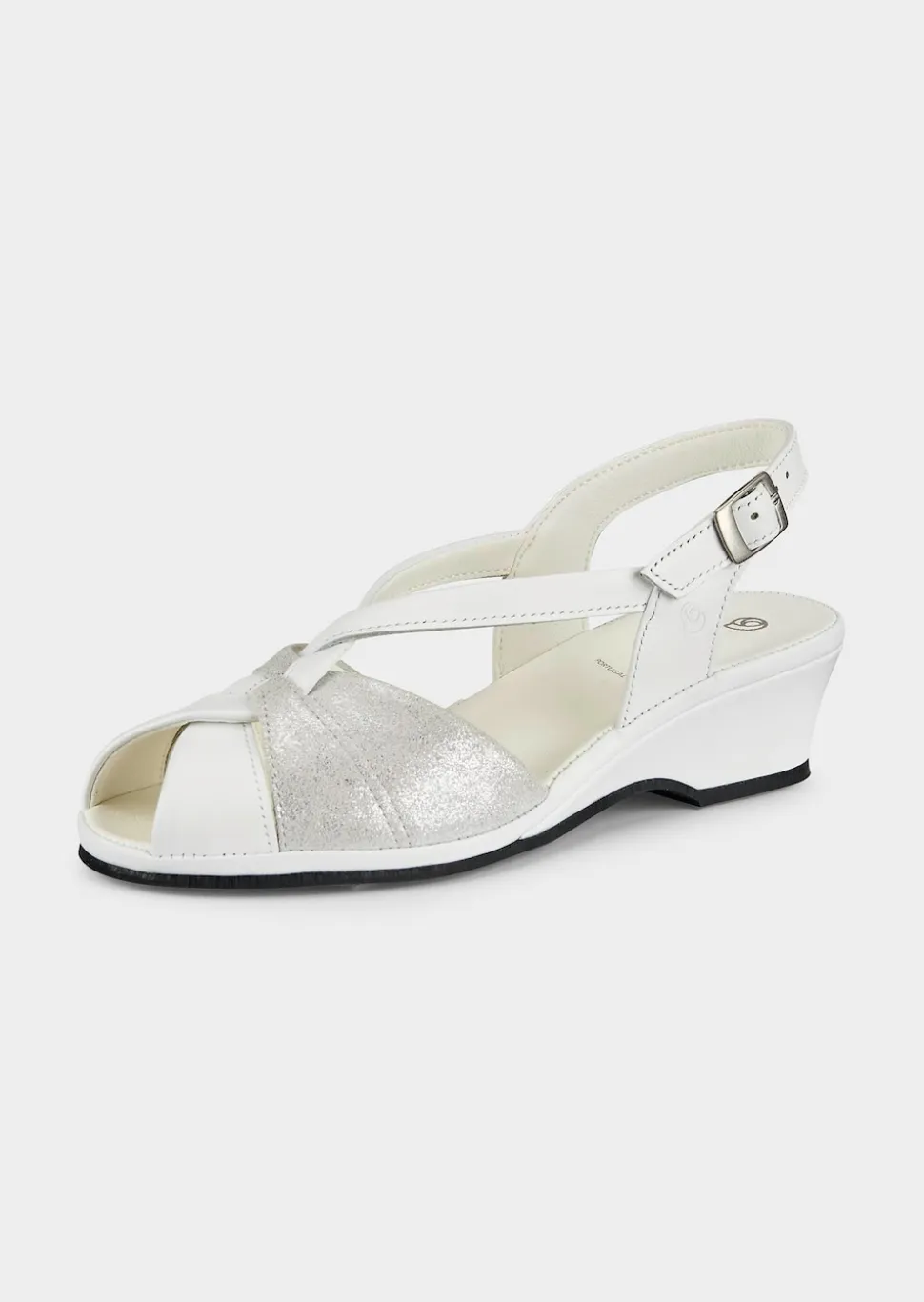 Leder-Sandalen mit Fersenriemchen