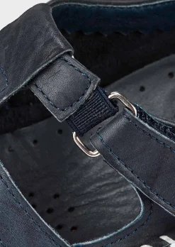 Leder-Sandalen mit geschlossener Ferse