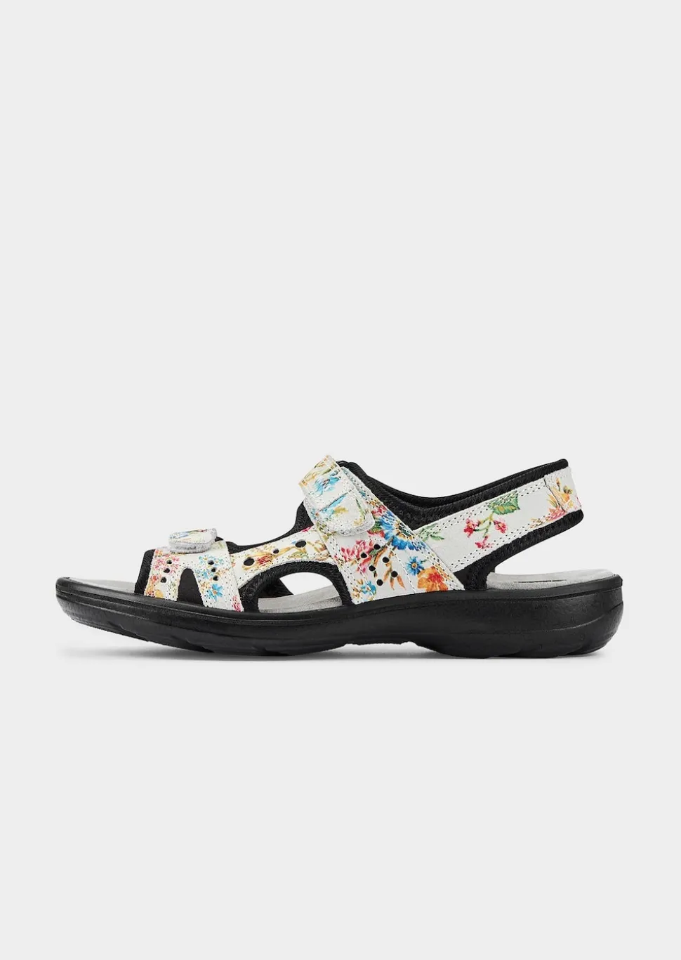 Leder-Sandalen mit Klettverschluss