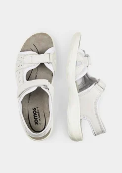Leder-Sandalen mit Klettverschluss