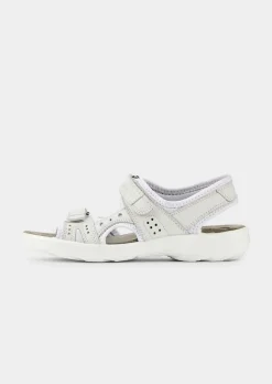 Leder-Sandalen mit Klettverschluss