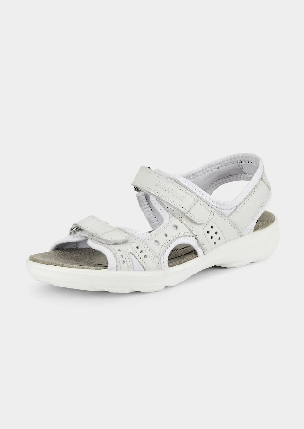 Leder-Sandalen mit Klettverschluss