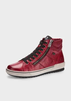 Lederschuhe mit Reißverschluss