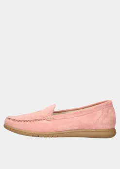 Leder-Slipper mit Wechselfußbett