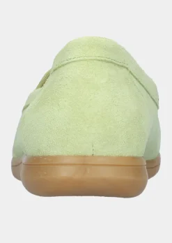 Leder-Slipper mit Wechselfußbett