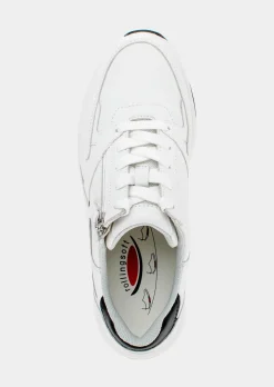 Leder-Sneaker mit Reißverschluss