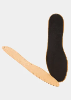 Ledersohle mit Latexschaum-Polster
