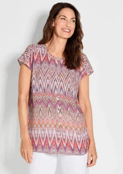 Legere Bluse mit Druck