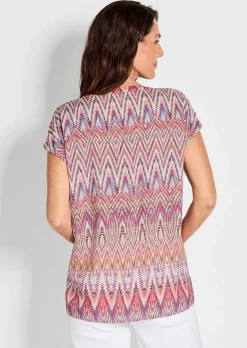 Legere Bluse mit Druck