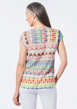 Legere Bluse mit Druck
