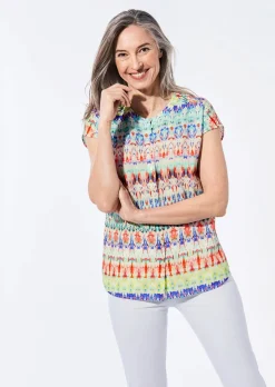 Legere Bluse mit Druck
