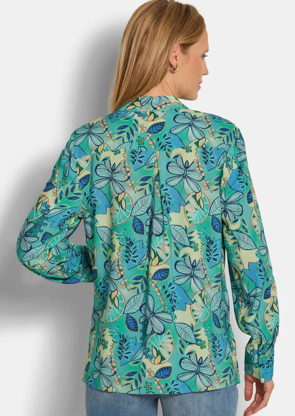 Legere Bluse mit Hemdkragen