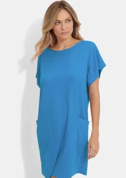 Legeres Strandkleid aus glatter Funktionsware