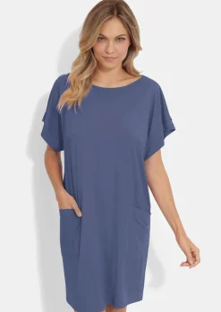 Legeres Strandkleid aus glatter Funktionsware
