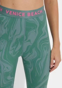 7/8-Leggings mit breitem Bund