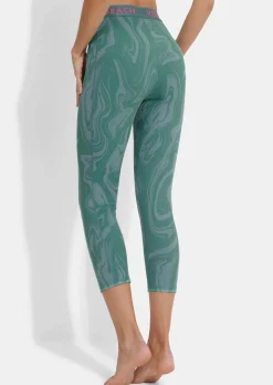 7/8-Leggings mit breitem Bund