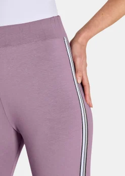 Leggings mit Galonstreifen im Doppelpack