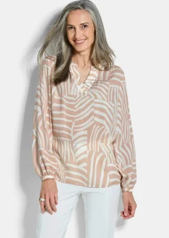 Leichte Bluse aus reiner Viskose