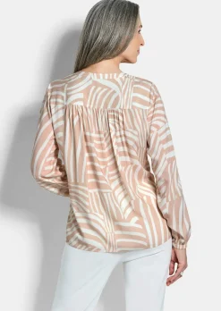 Leichte Bluse aus reiner Viskose