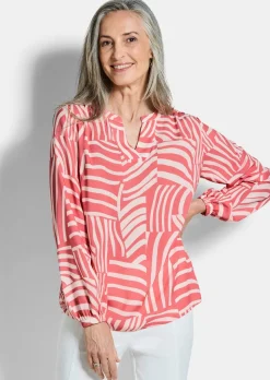 Leichte Bluse aus reiner Viskose