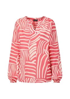 Leichte Bluse aus reiner Viskose