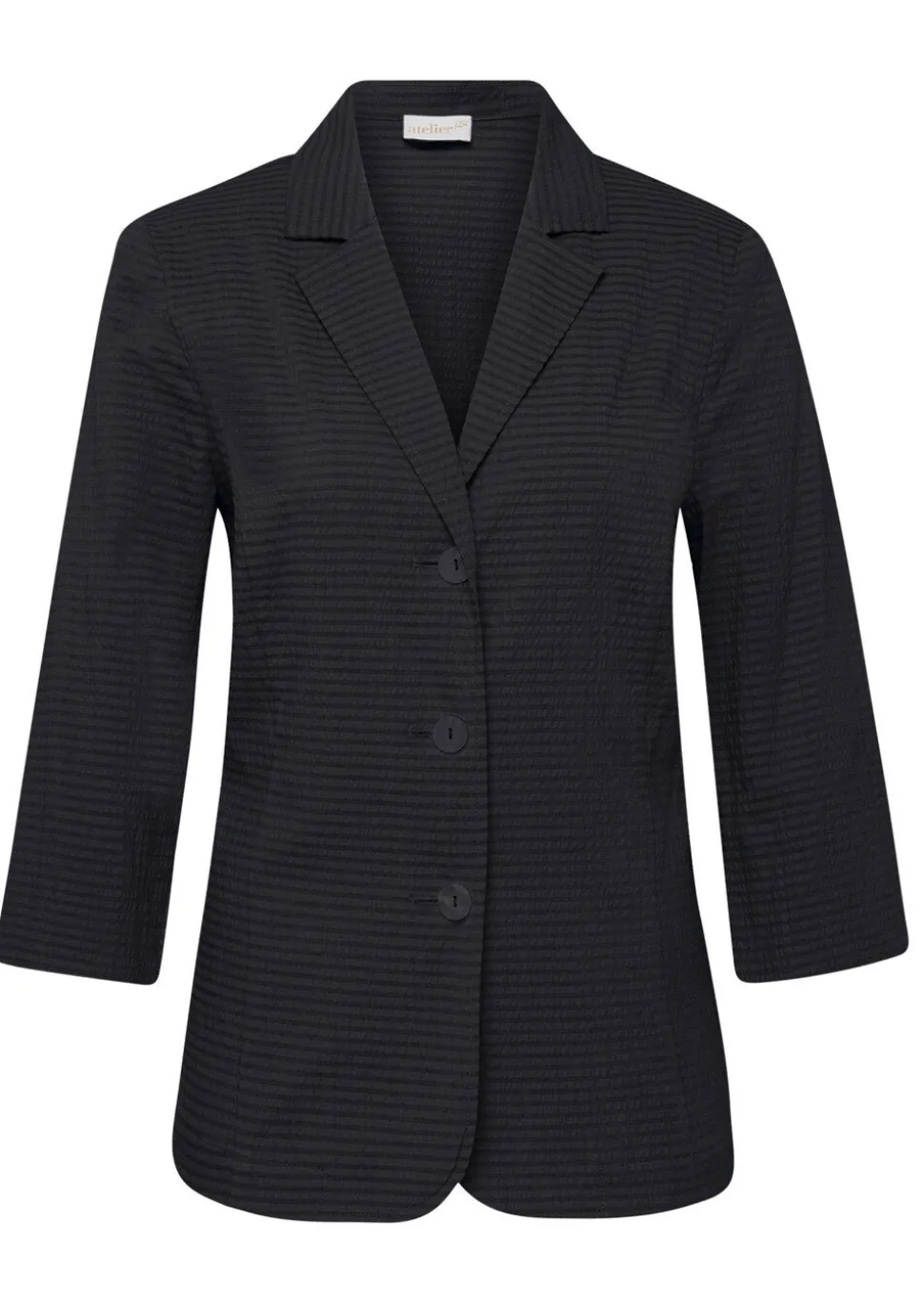 Leichte Blusenjacke in Seersucker-Qualität