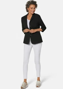 Leichte Blusenjacke in Seersucker-Qualität