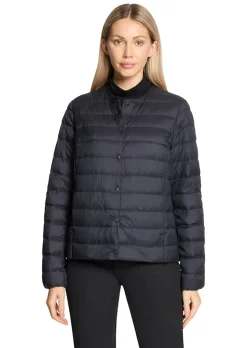 Leichte Daunenjacke mit Druckknöpfen