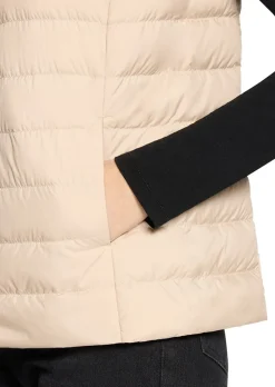 Leichte Daunenweste mit Taschen