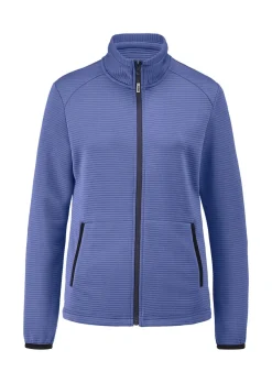 Leichte Freizeitjacke in Querrippenstruktur