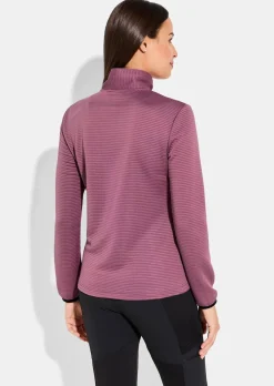 Leichte Freizeitjacke in Querrippenstruktur