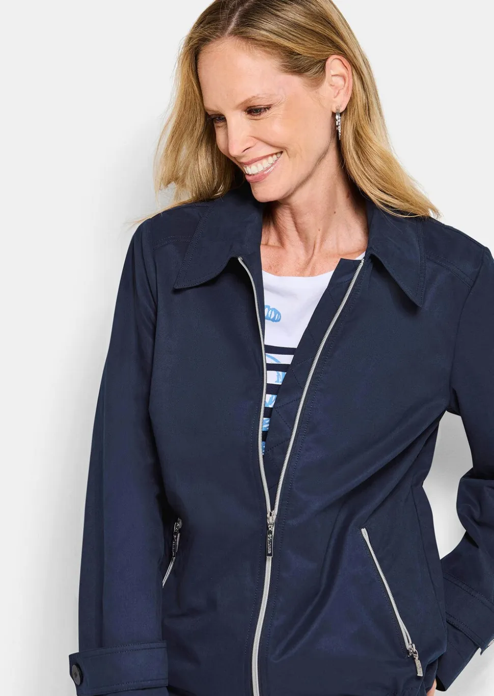 Leichte Jacke im Blouson-Stil