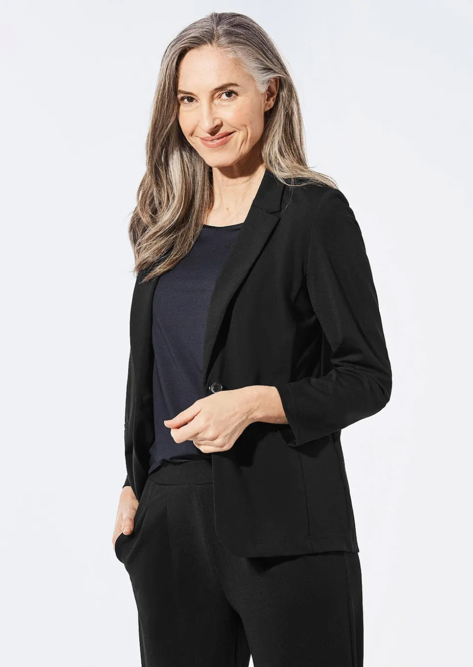 Leichter Jerseyblazer mit höchster Bewegungsfreiheit