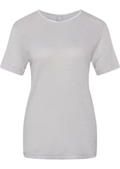 Leichter Strickpullover mit edlem Glanzgarn