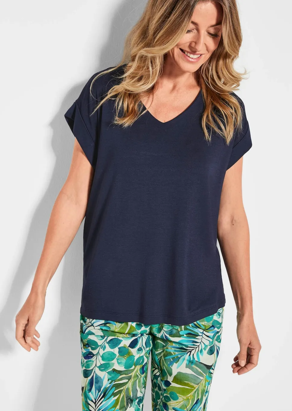 Leichtes Crêpe-Shirt