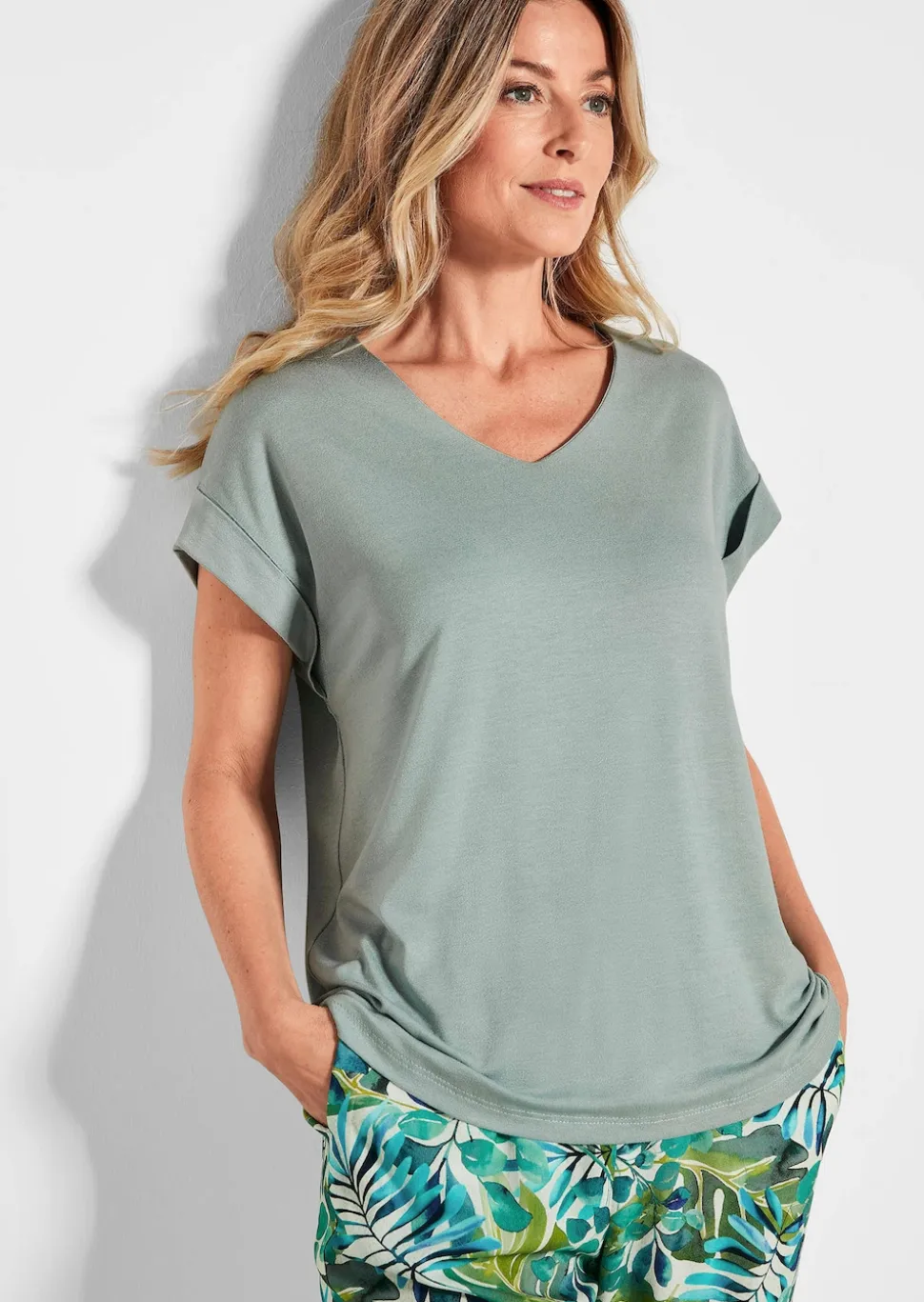 Leichtes Crêpe-Shirt