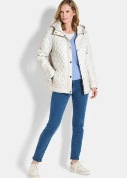 Leichte Steppjacke mit Kapuze