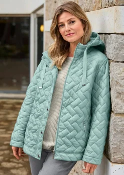 Leichte Steppjacke mit Kapuze
