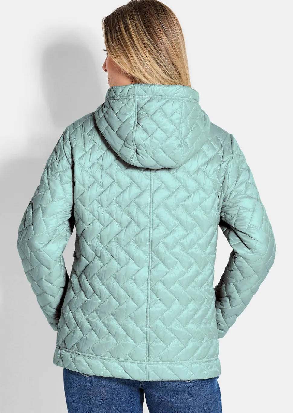 Leichte Steppjacke mit Kapuze